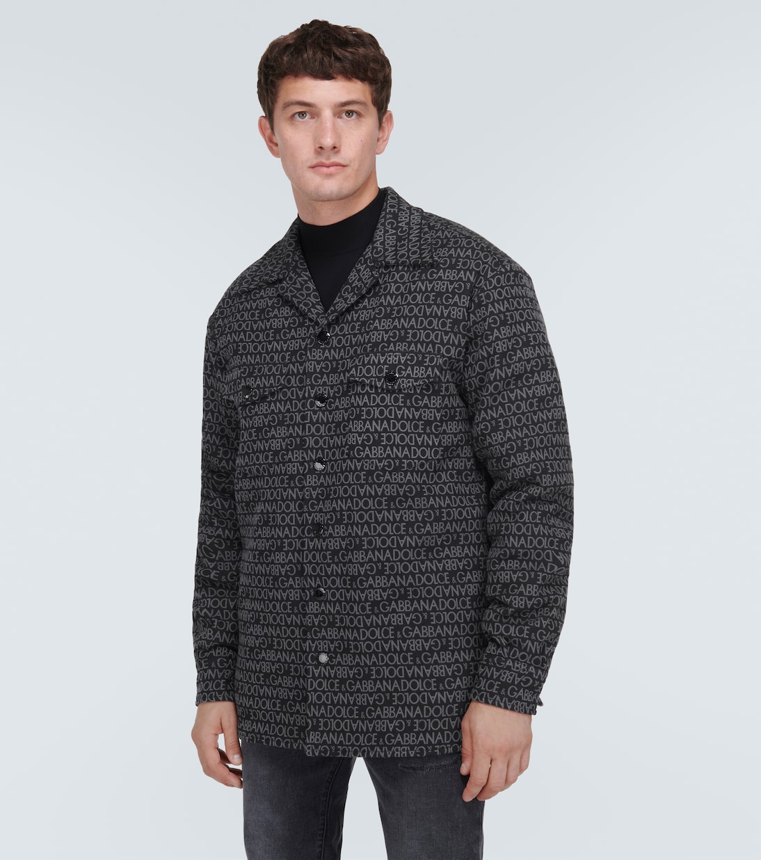 Hemdjacke aus Jacquard | Dolce&Gabbana
