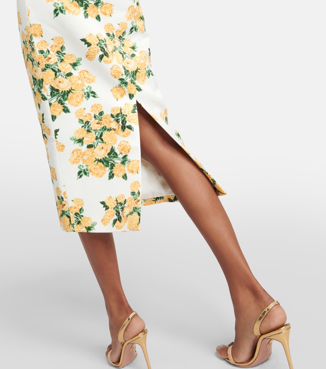 Abito midi Brigitta con stampa floreale | Emilia Wickstead