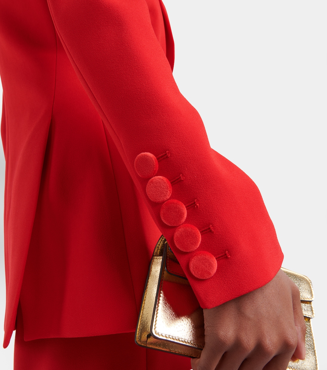 Blazer Priestly aus Crêpe mit Samt | Alex Perry