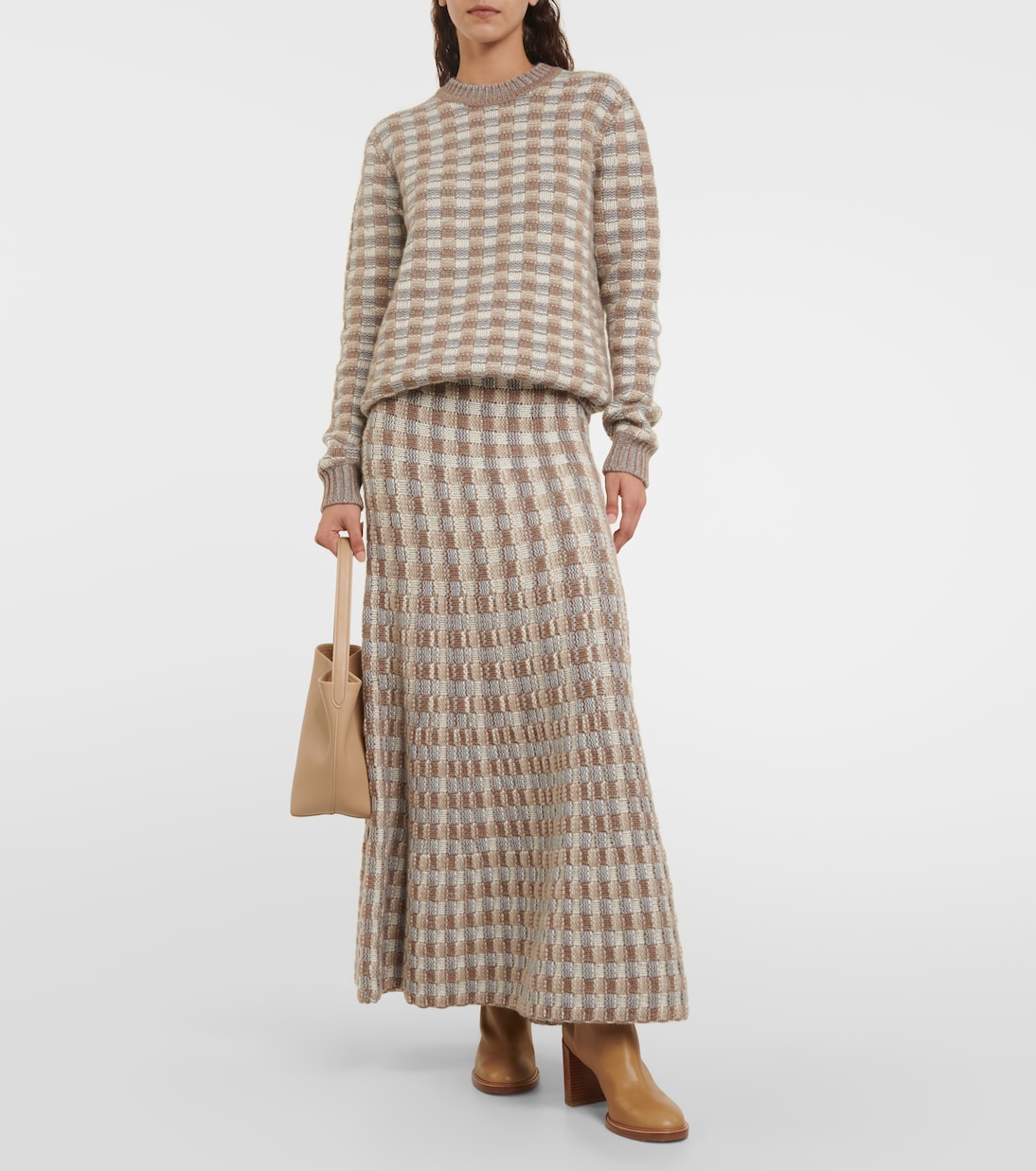 Jupe longue Drew en cachemire | Gabriela Hearst