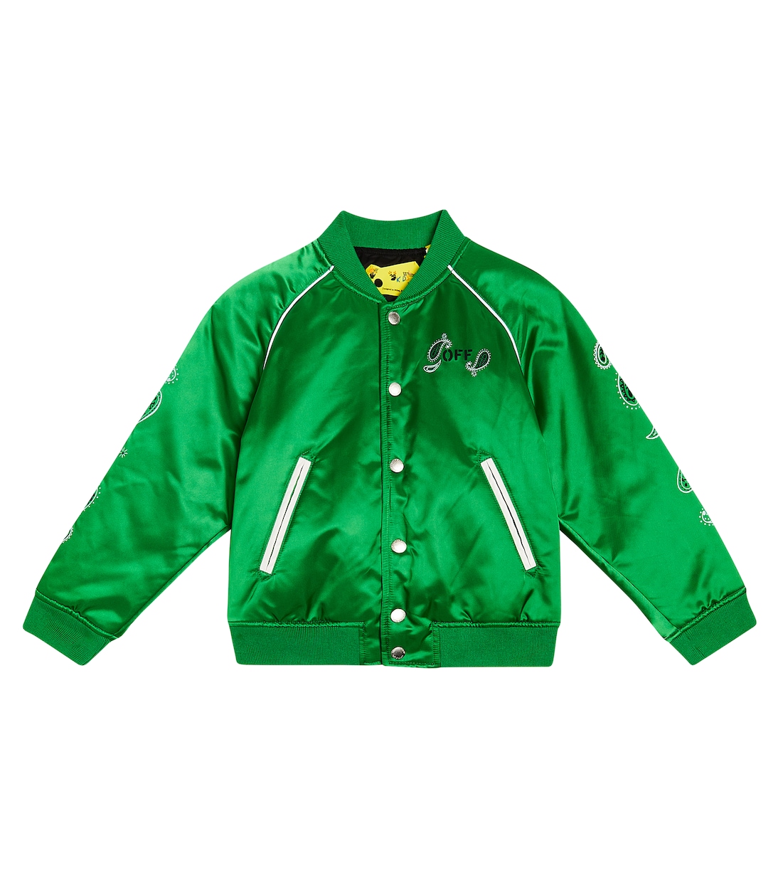 Bandana satin bomber jacket | Off-White Kids