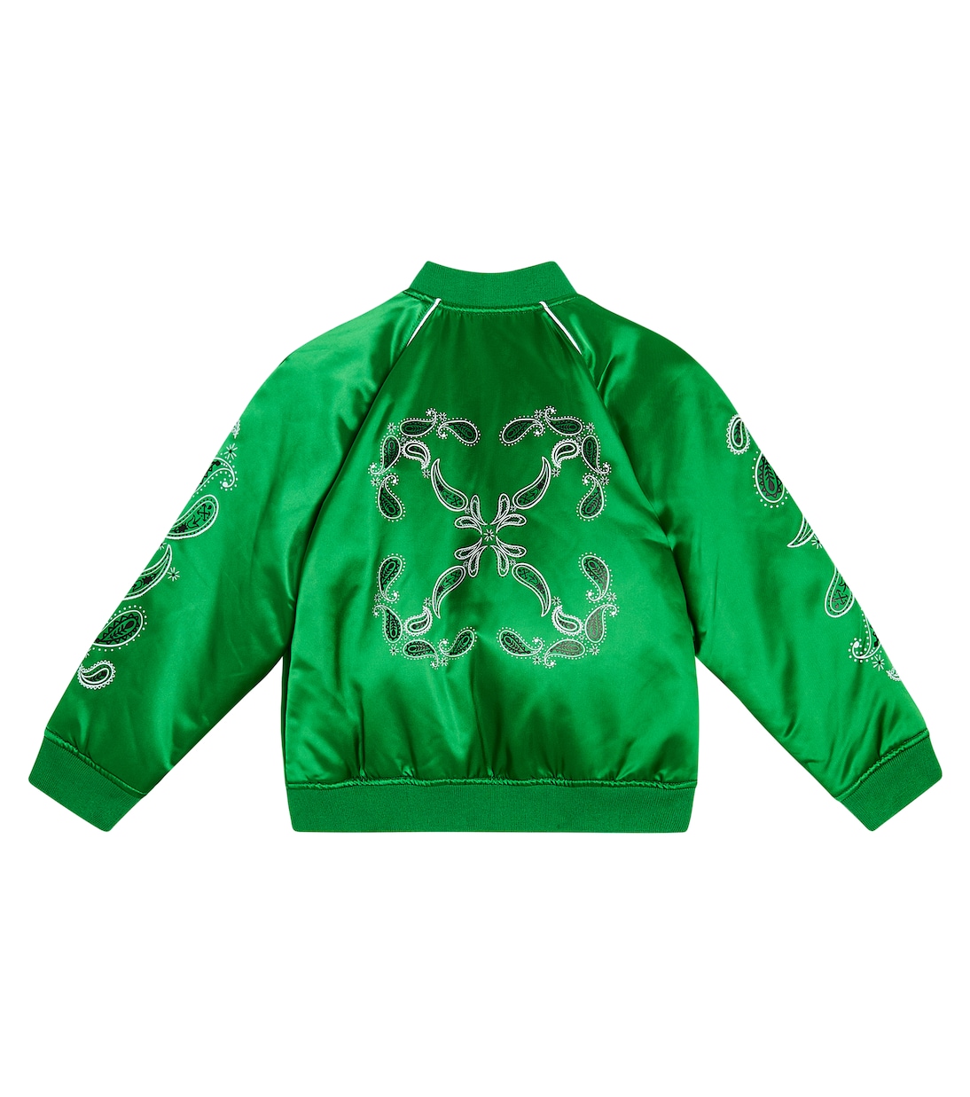 Bandana satin bomber jacket | Off-White Kids