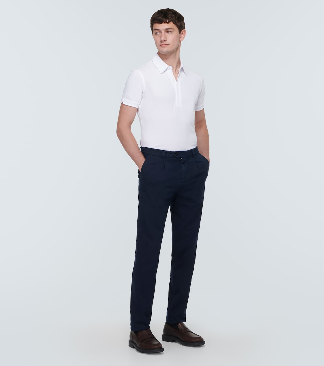 Polohemd Sebastian aus Baumwoll-Piqué | Orlebar Brown