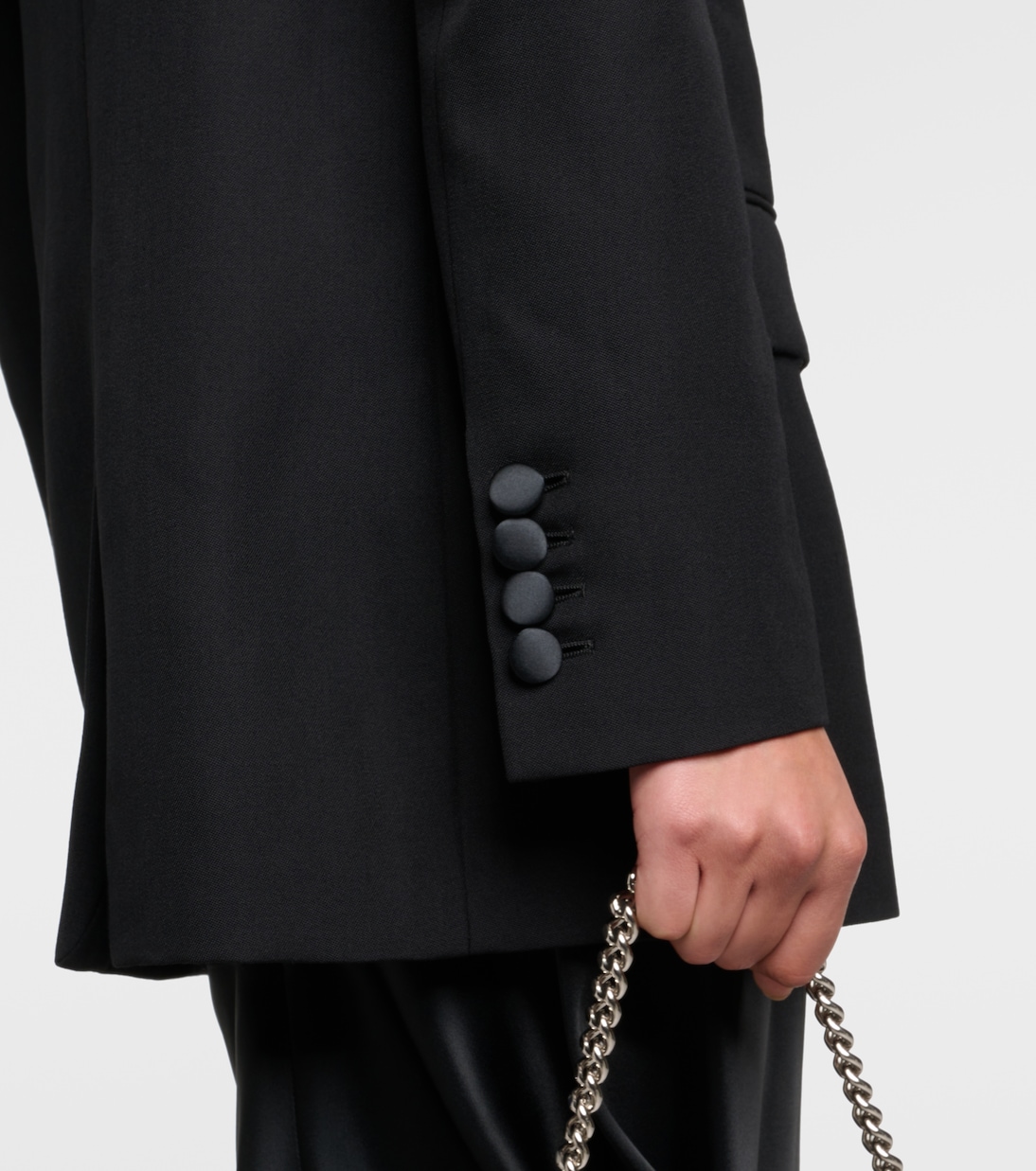 Double-breasted wool tuxedo jacket | Stella McCartney