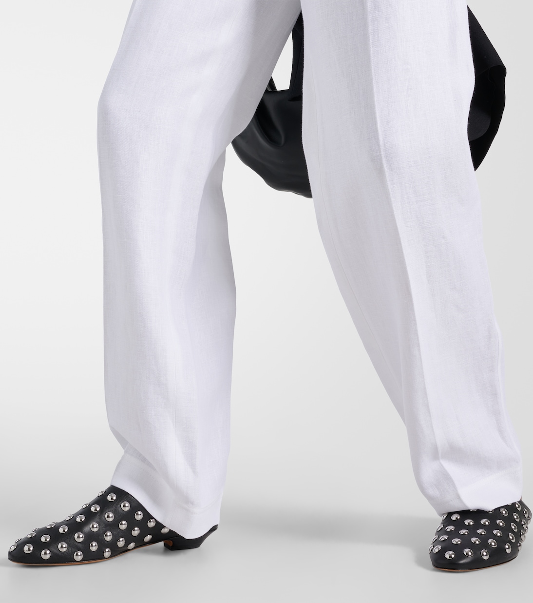 Pantalones Holgados de Lino Loro Piana para Jóvenes Modernos