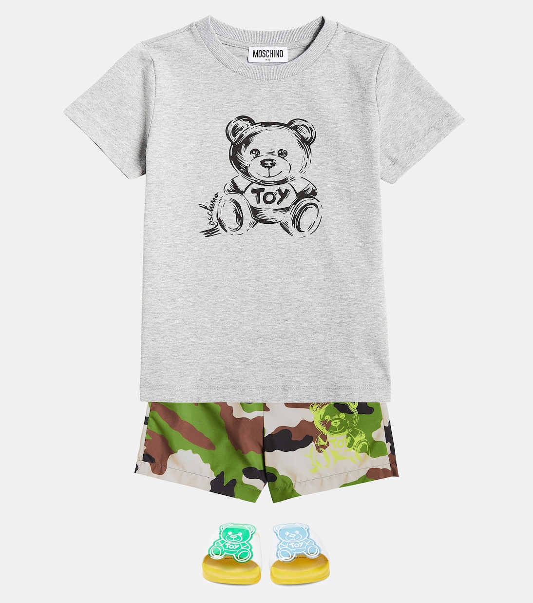 Bañador Teddy Bear de camuflaje | Moschino Kids