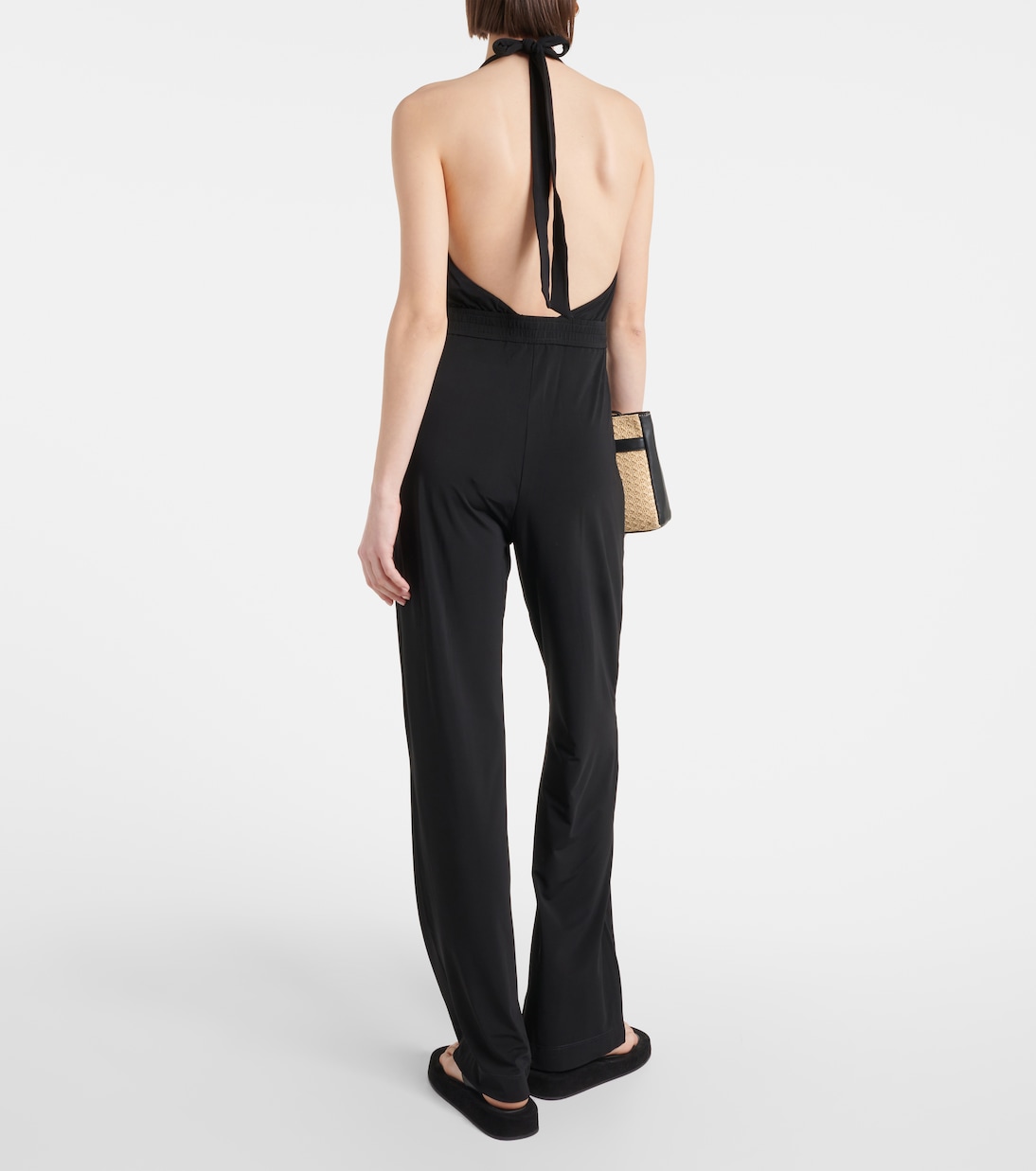 Mono Nice de jersey con cuello halter | Max Mara