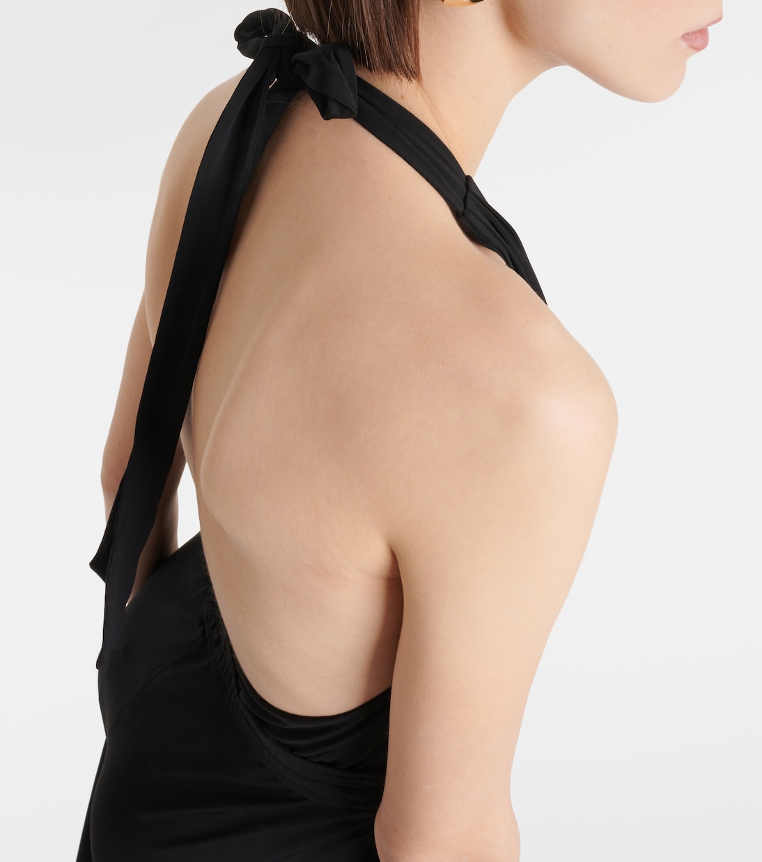 Mono Nice de jersey con cuello halter | Max Mara