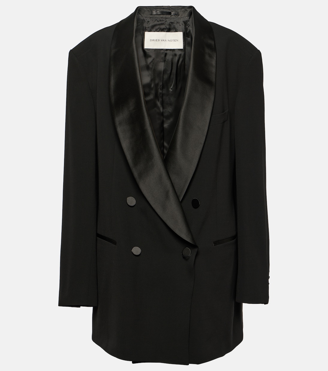 Blazer oversize in misto seta e lana | Dries Van Noten