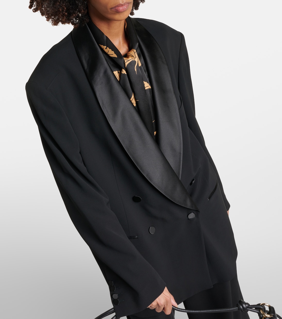 Blazer oversize in misto seta e lana | Dries Van Noten