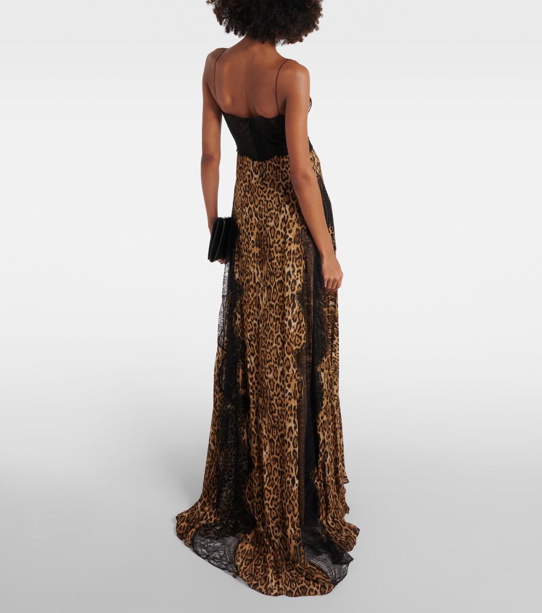 Animal Print Lace Top Dress