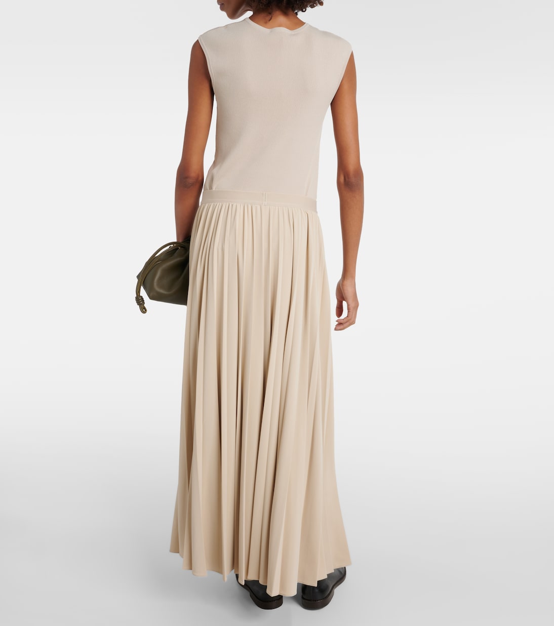 Maesa pleated jersey maxi skirt | Max Mara