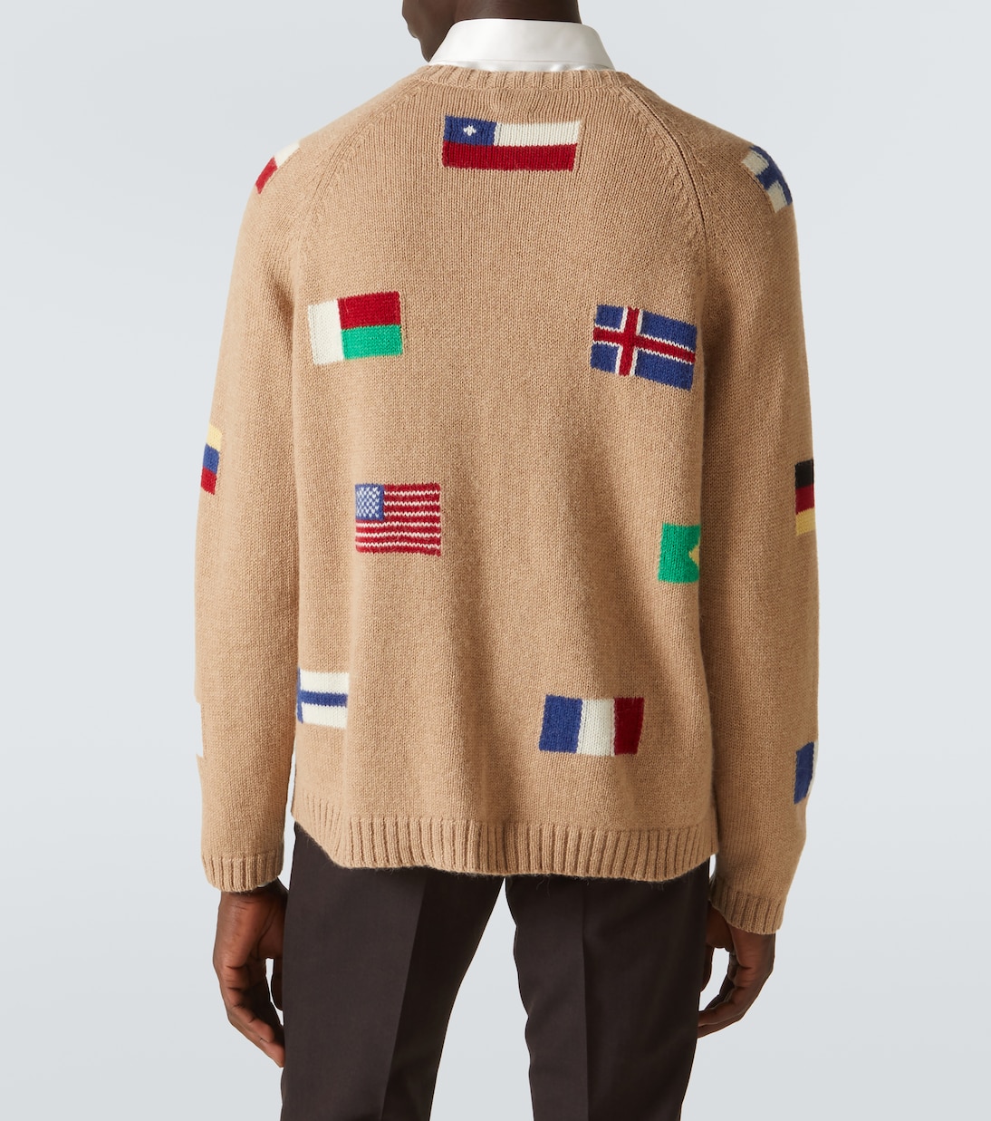 Round-The-World alpaca and wool cardigan | Bode