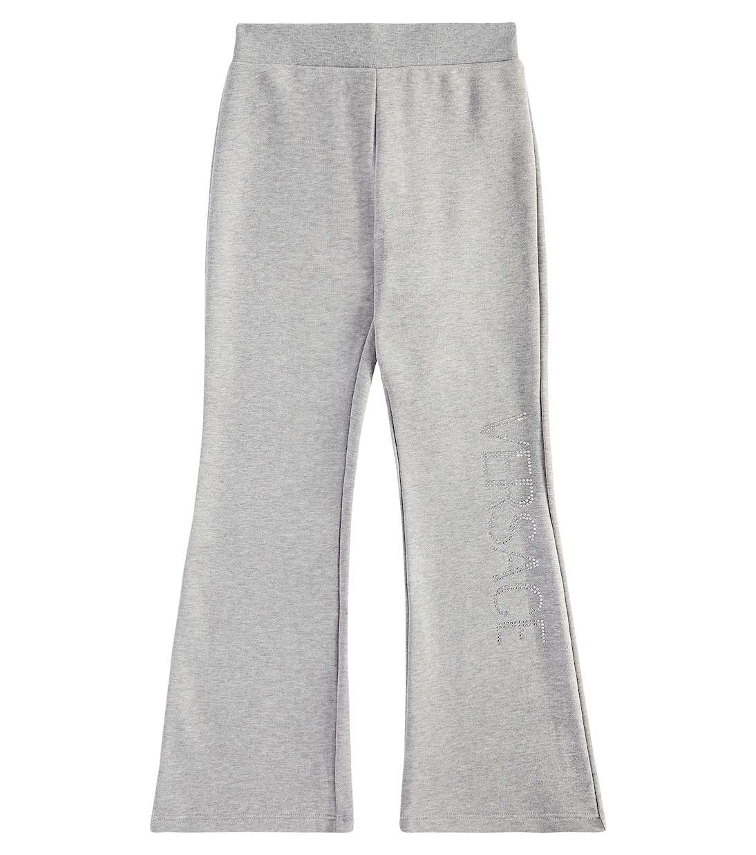 Logo embellished cotton jersey sweatpants | Versace Kids