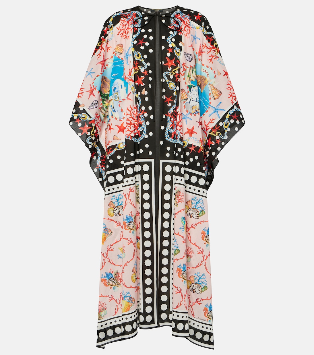 Bedruckter Kaftan Capri aus Baumwolle | Dolce&Gabbana
