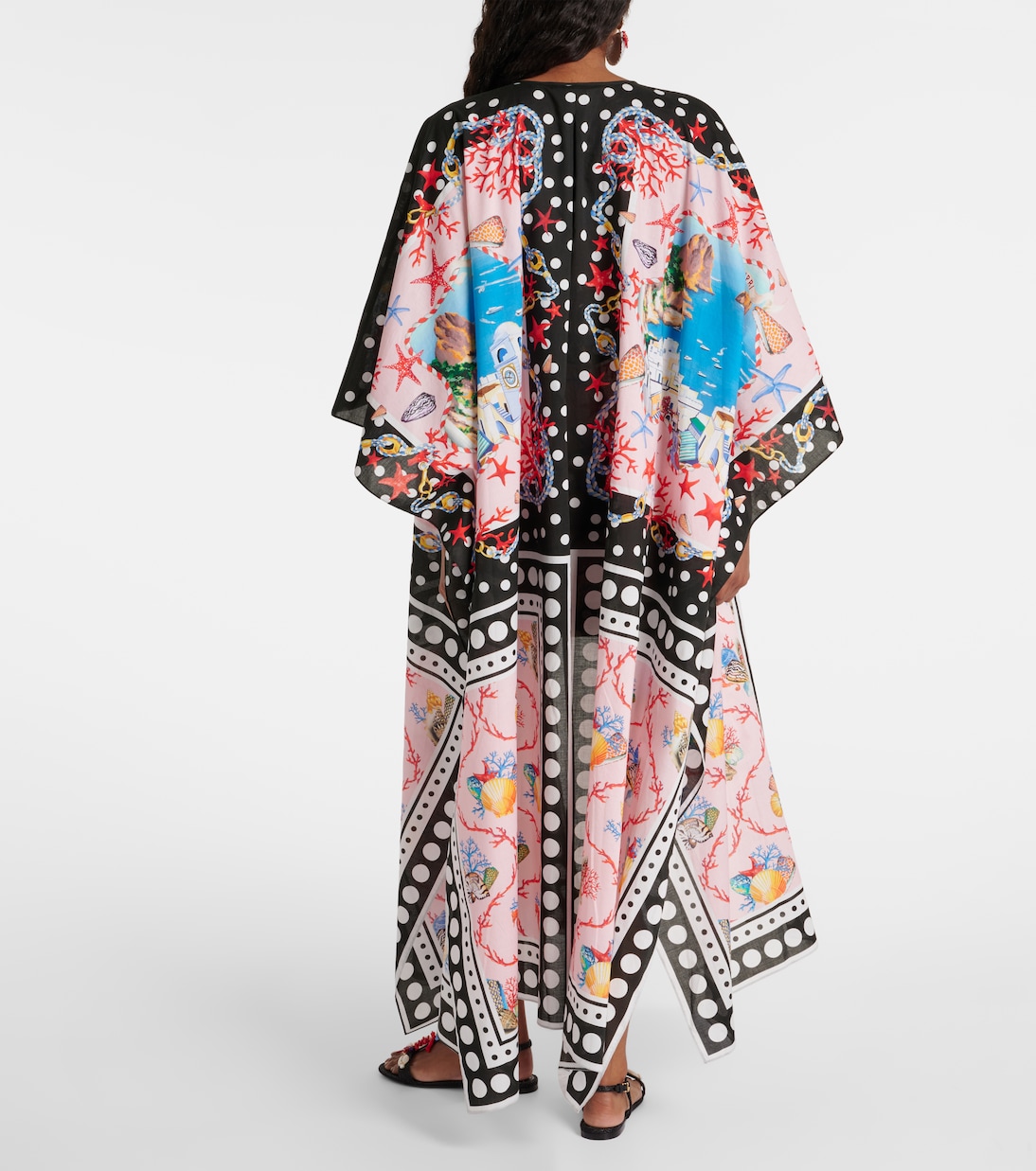 Bedruckter Kaftan Capri aus Baumwolle | Dolce&Gabbana