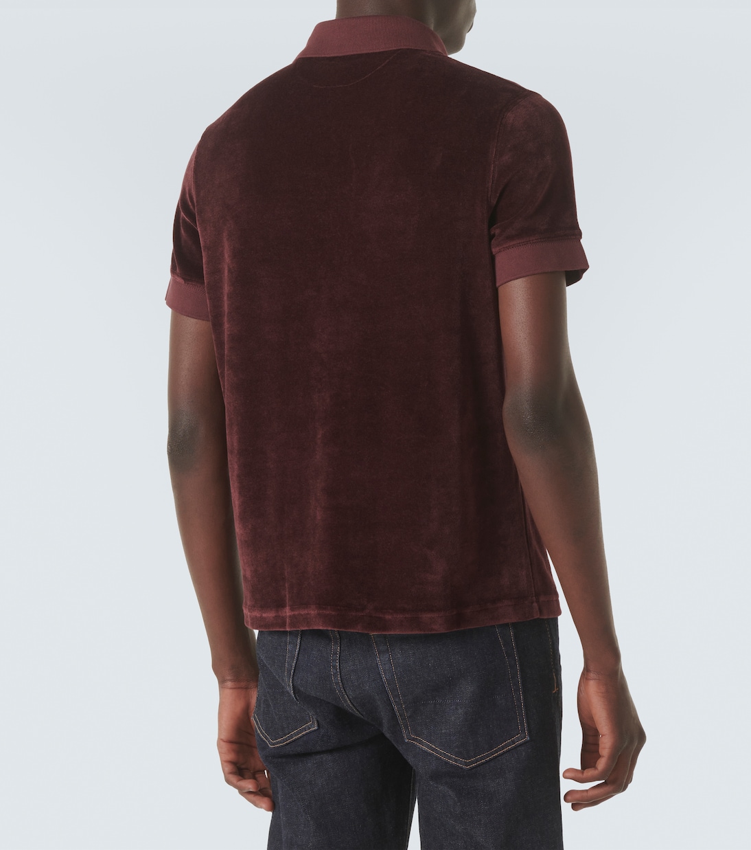 Velour polo shirt | Tom Ford