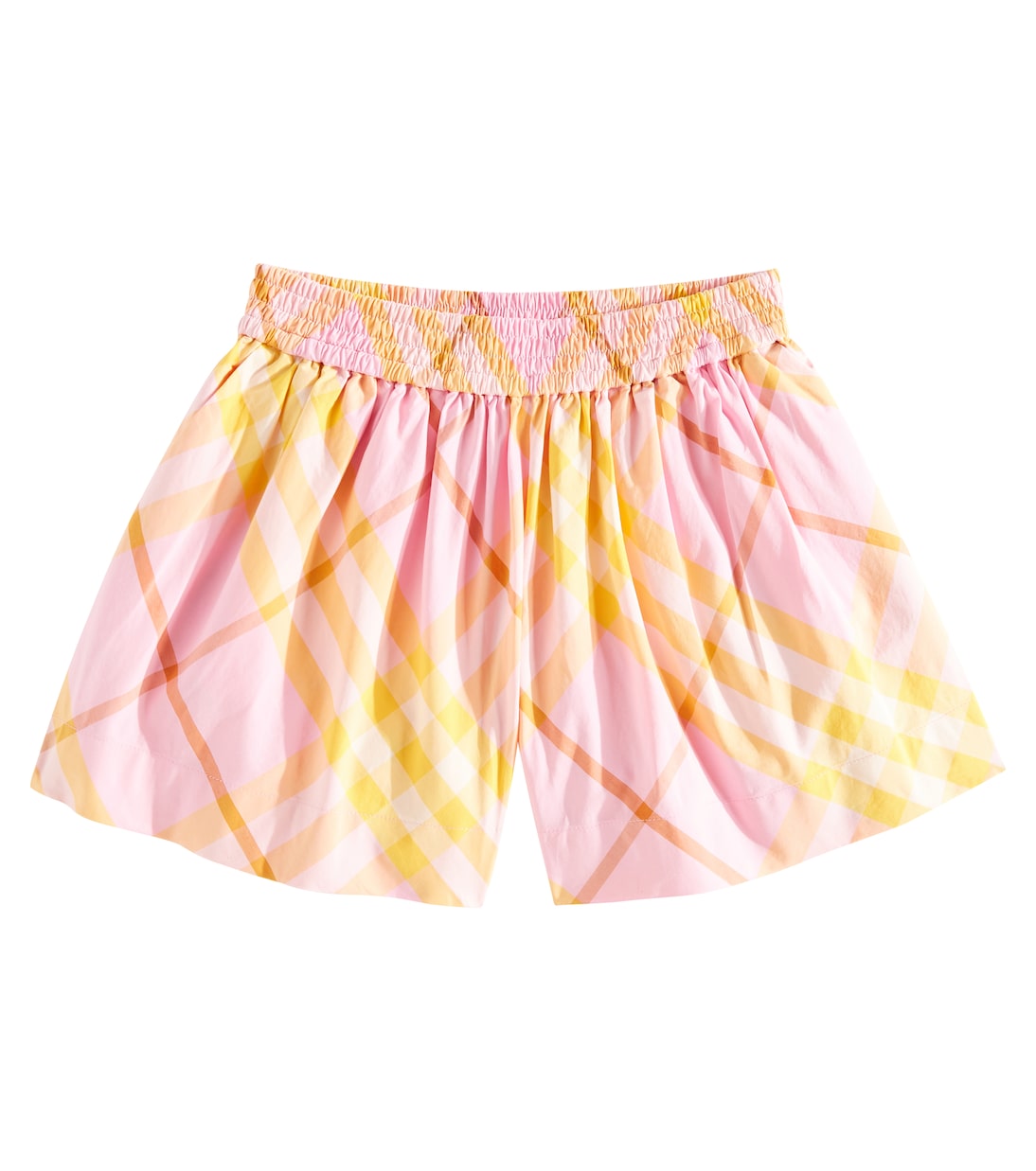 Shorts de algodón con Burberry Check | Burberry Kids