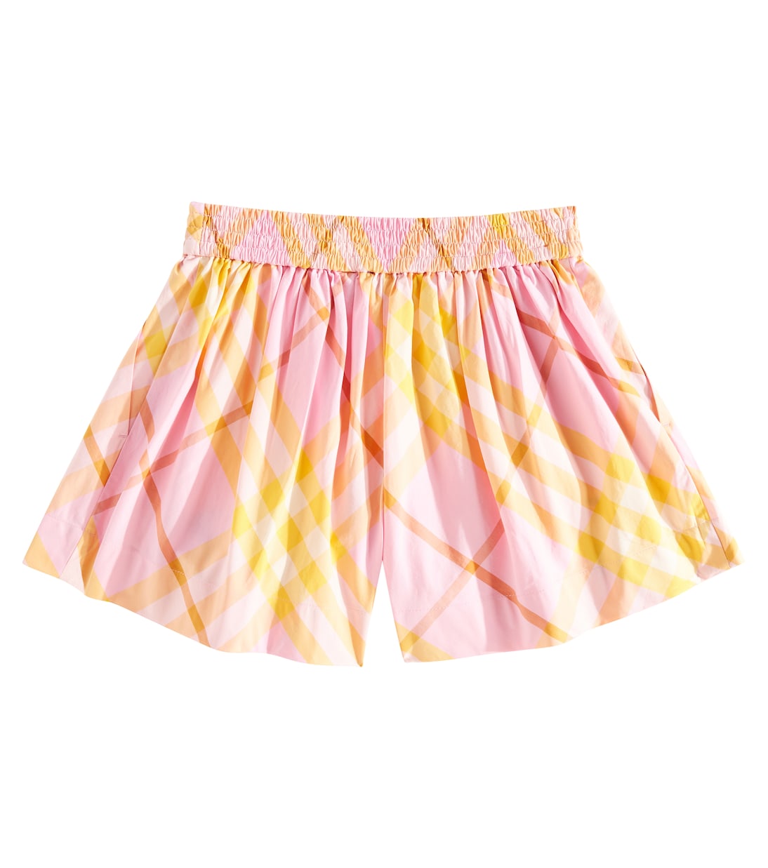 Shorts de algodón con Burberry Check | Burberry Kids