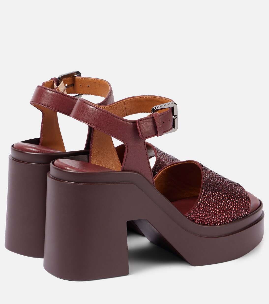 Nelio 110 embellished platform sandals | Clergerie