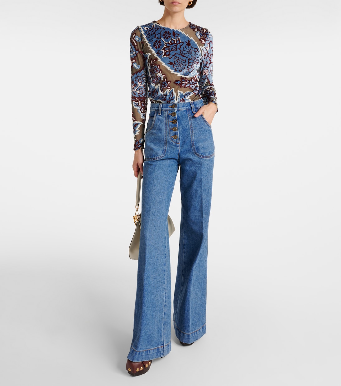 High-Rise Flared Jeans | Etro
