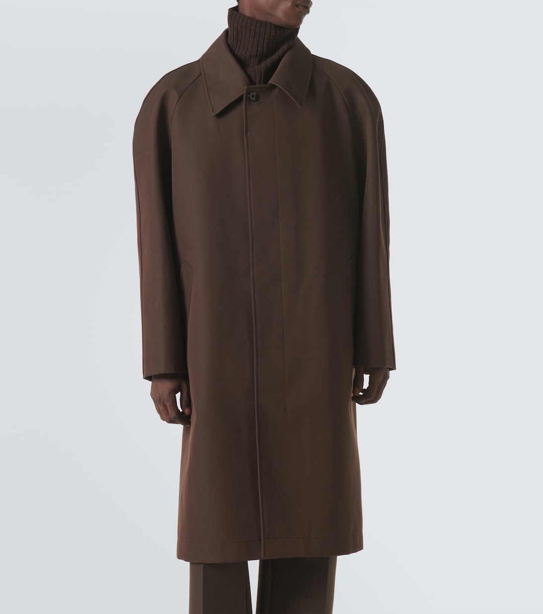 Wool and cotton-blend car coat | Lemaire