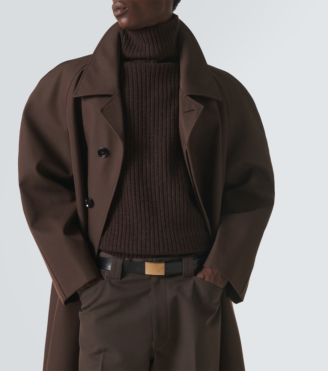 Wool and cotton-blend car coat | Lemaire