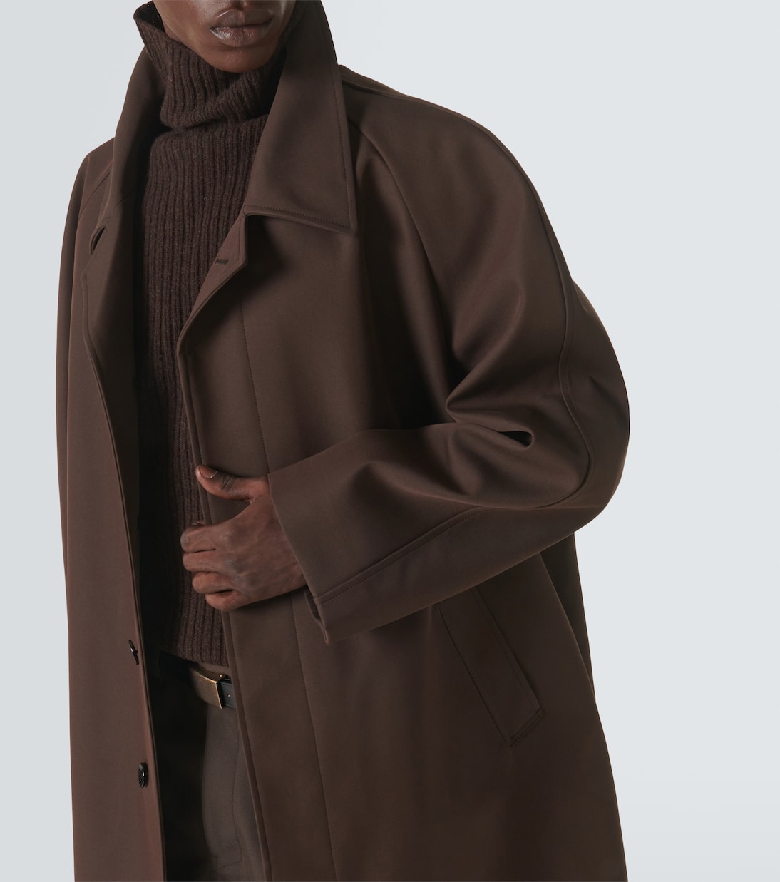 Wool and cotton-blend car coat | Lemaire