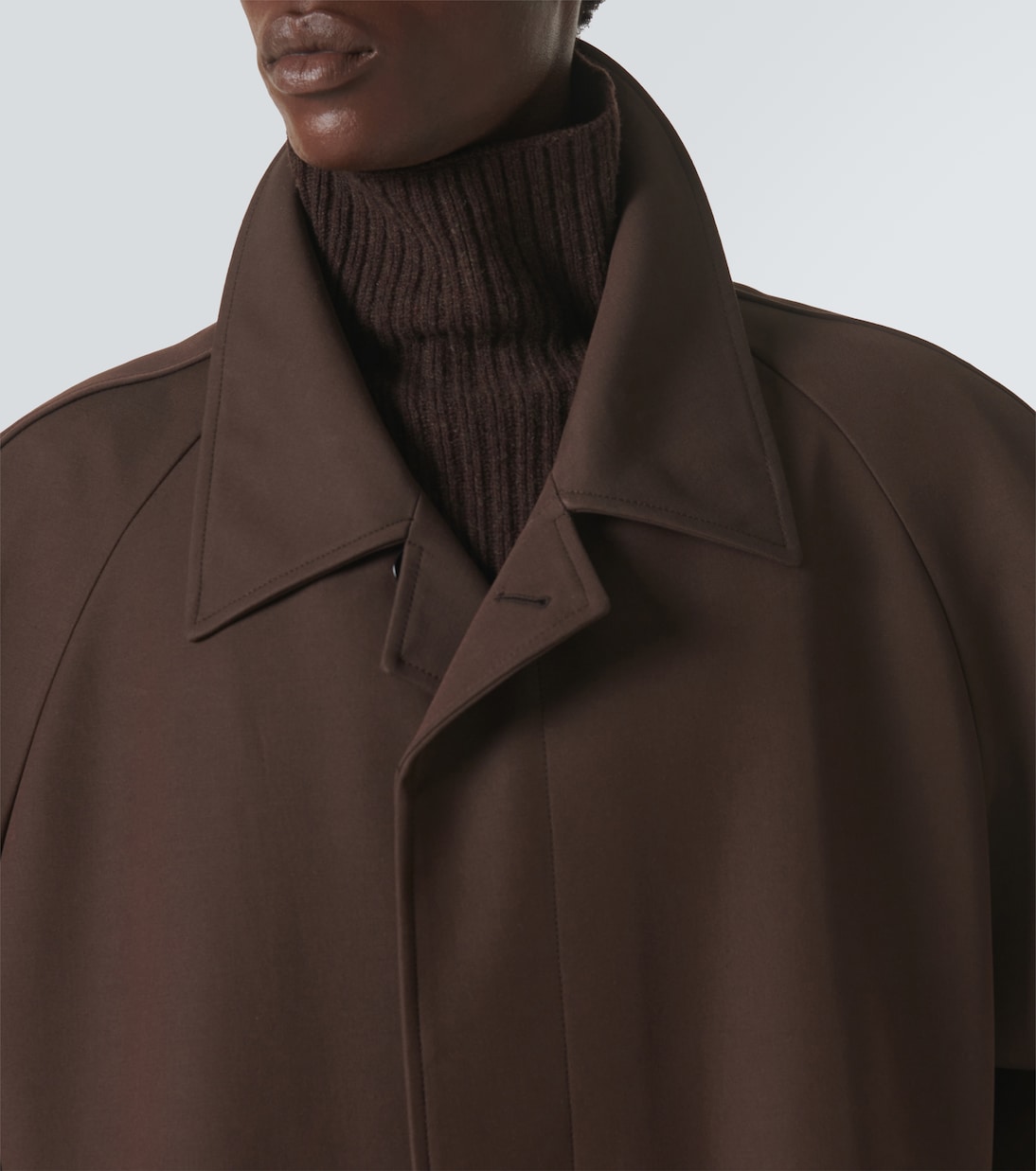 Wool and cotton-blend car coat | Lemaire