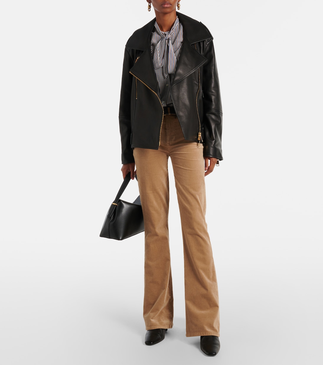 Ali high-rise velvet flare jeans | 7 For All Mankind