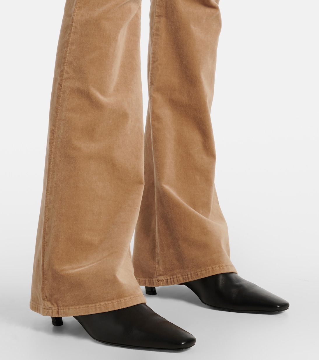 Ali high-rise velvet flare jeans | 7 For All Mankind