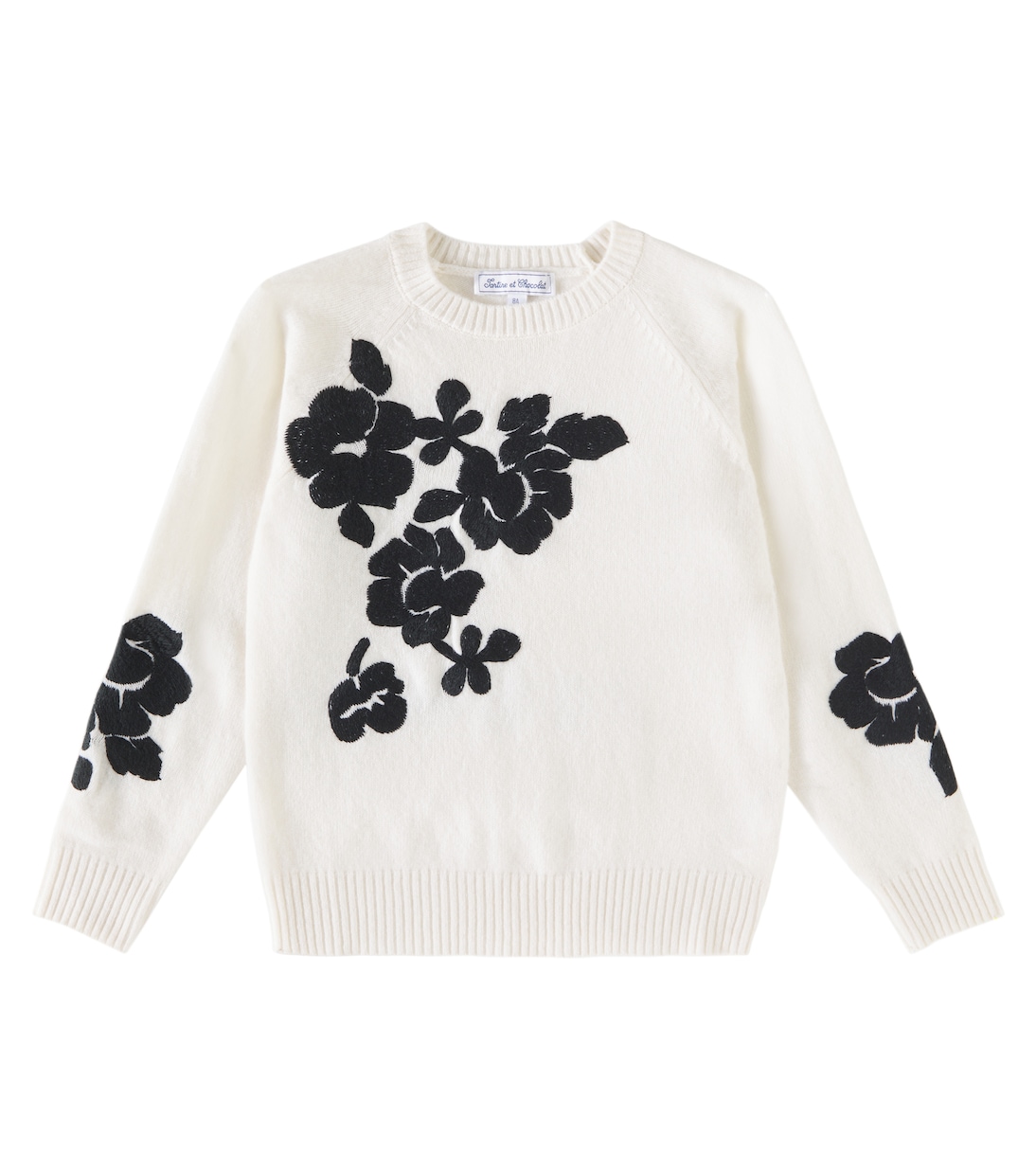 Pull brodé en laine | Tartine et Chocolat