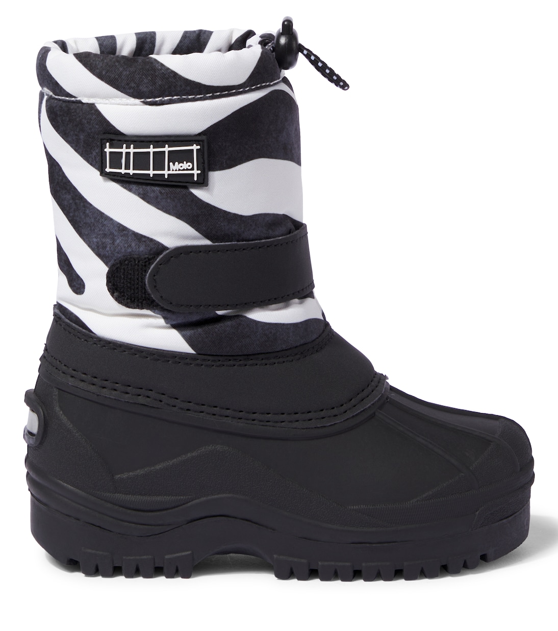 Driven zebra-print snow boots | Molo
