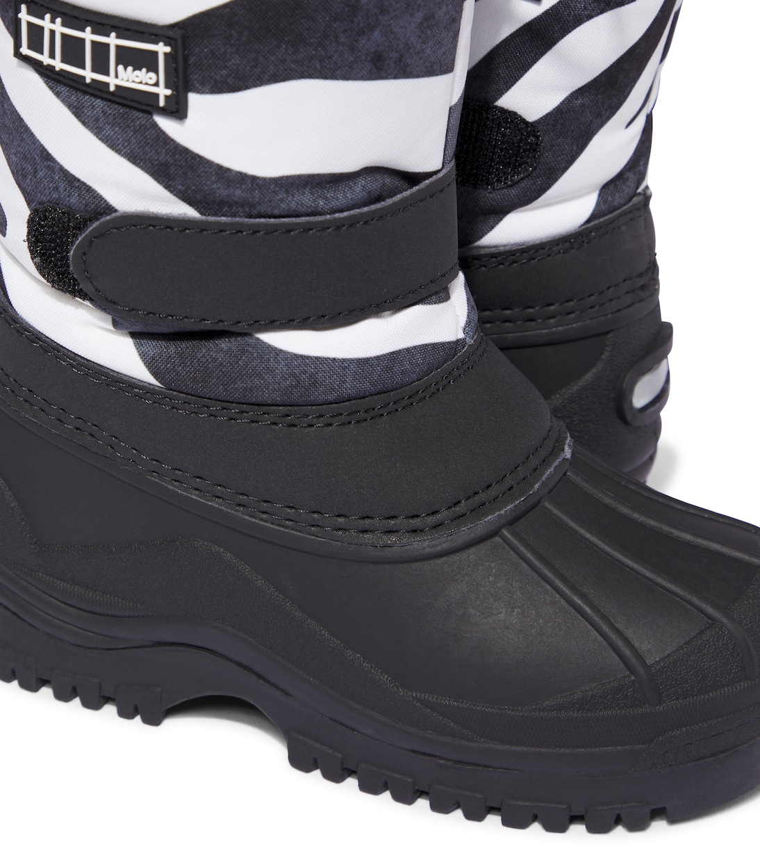 Driven zebra-print snow boots | Molo