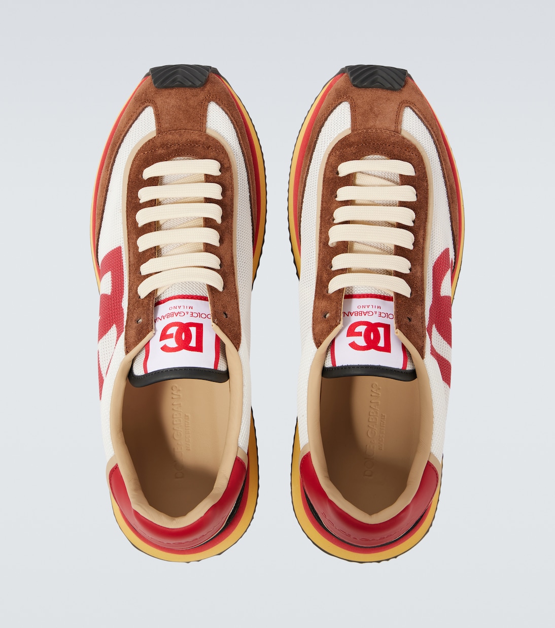 DG Runner suede-trimmed sneakers | Dolce&Gabbana