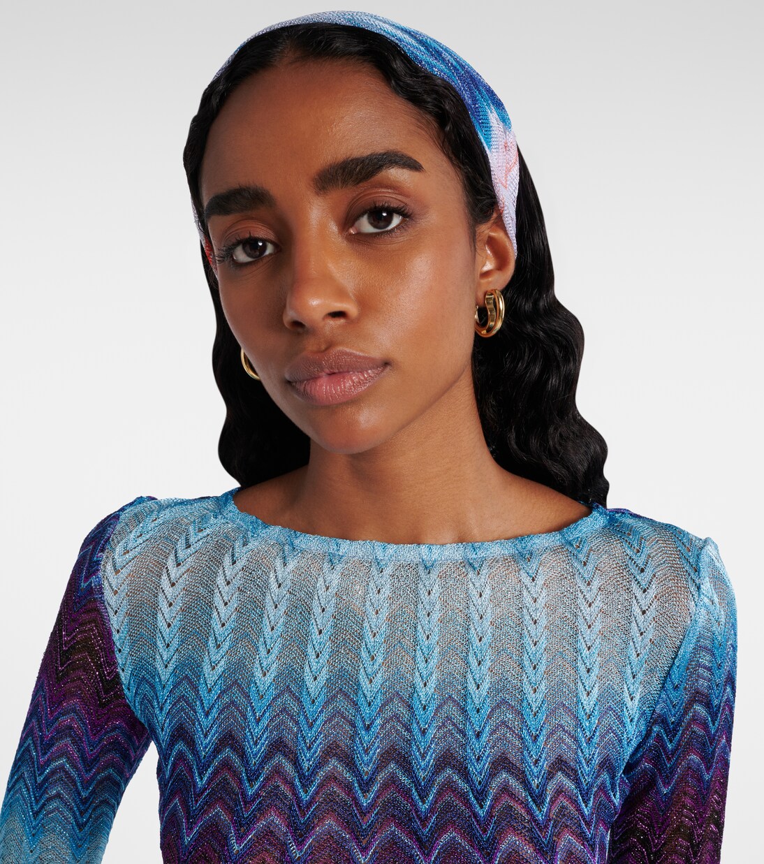 Fascia per capelli in maglia | Missoni