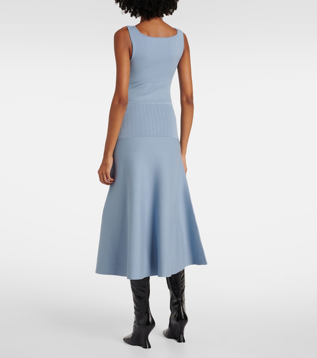 White Label - Abito midi Lucia in maglia | Proenza Schouler
