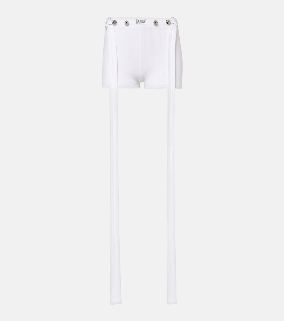 Short à taille haute en coton | Jean Paul Gaultier
