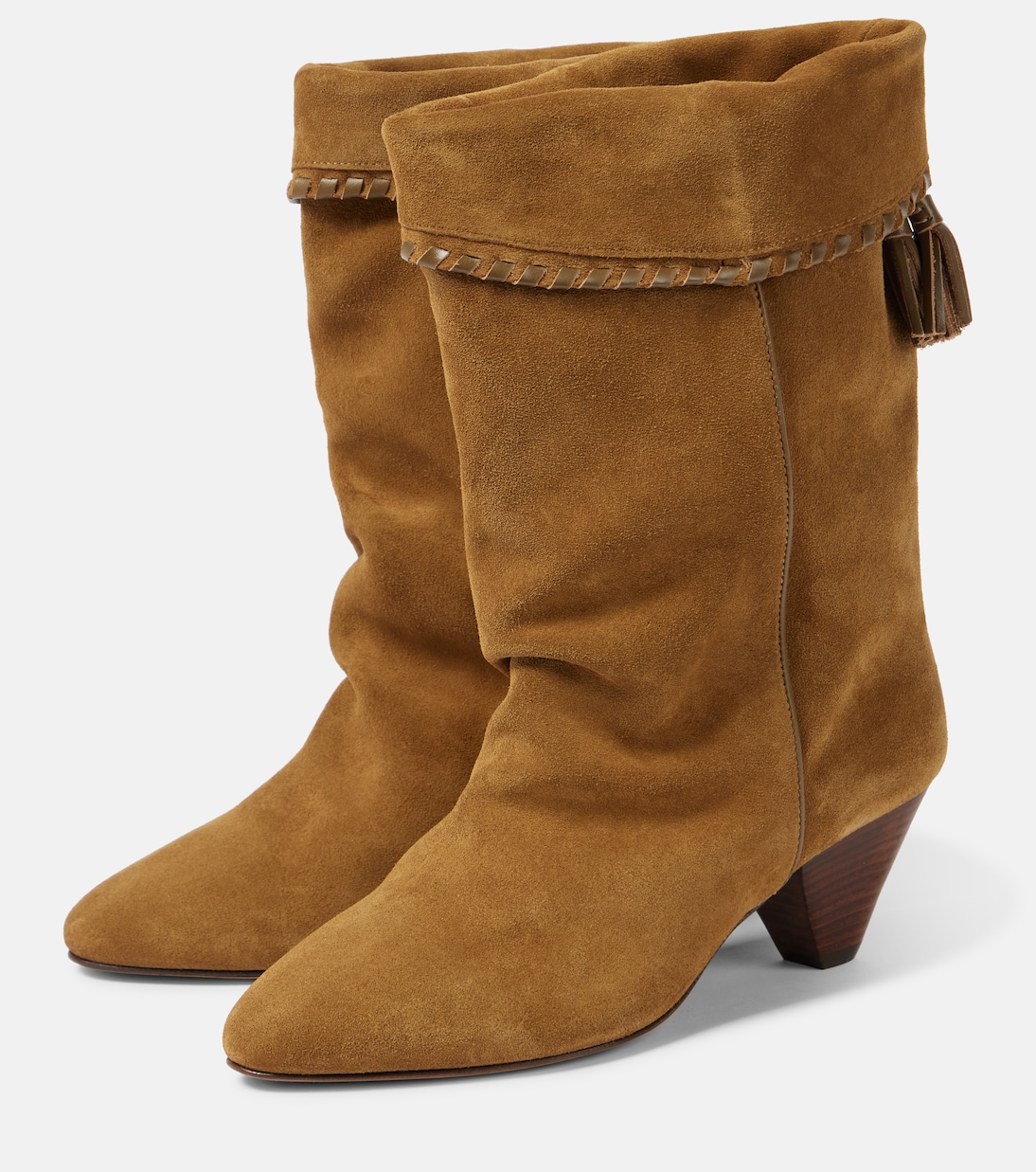 Bottines santiags Dalby en daim | Isabel Marant