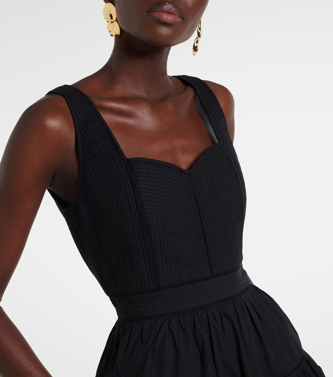 Abito bustier Isadora in popeline | Ulla Johnson