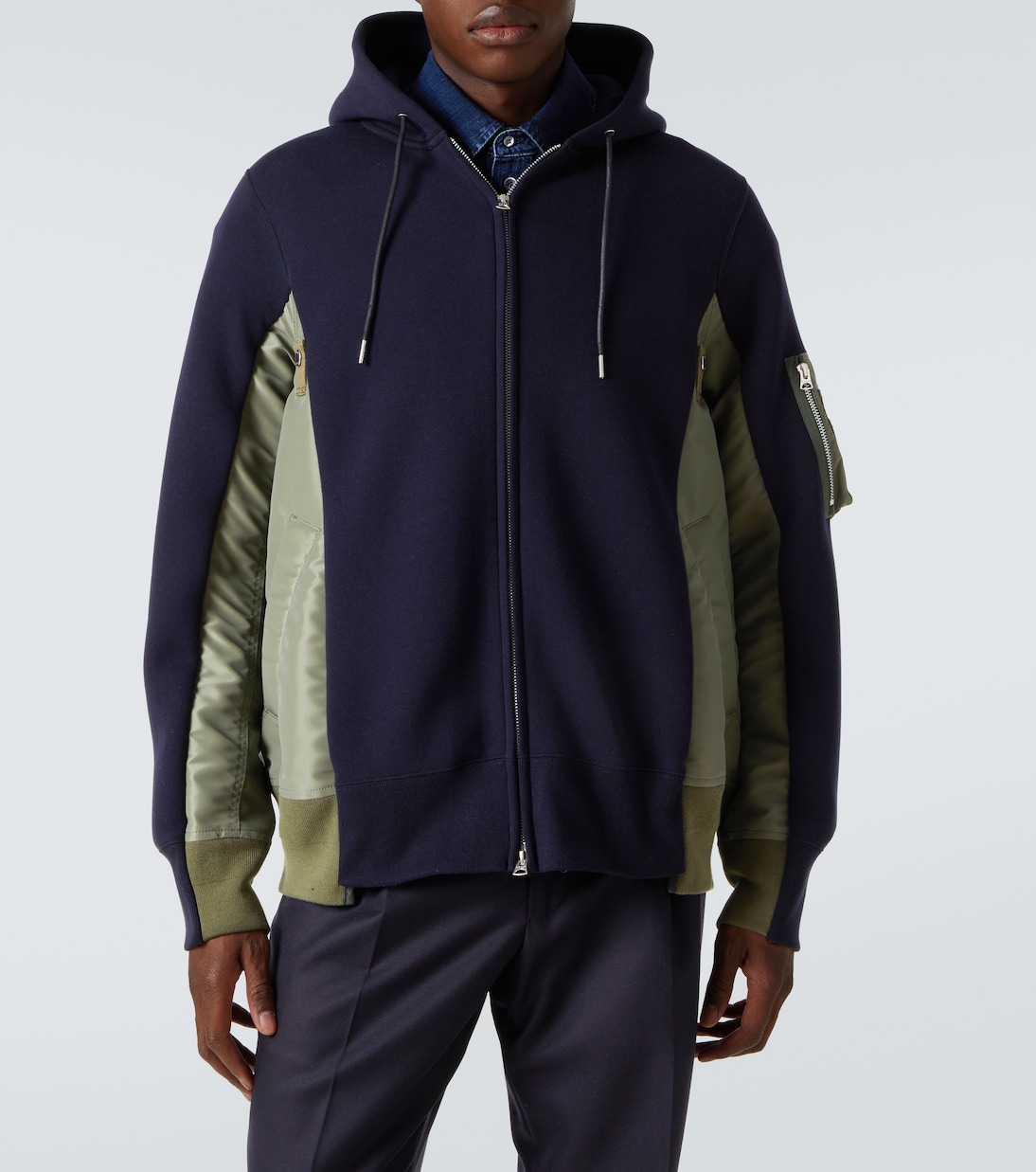 Sudadera con capucha de jersey de algodón | Sacai