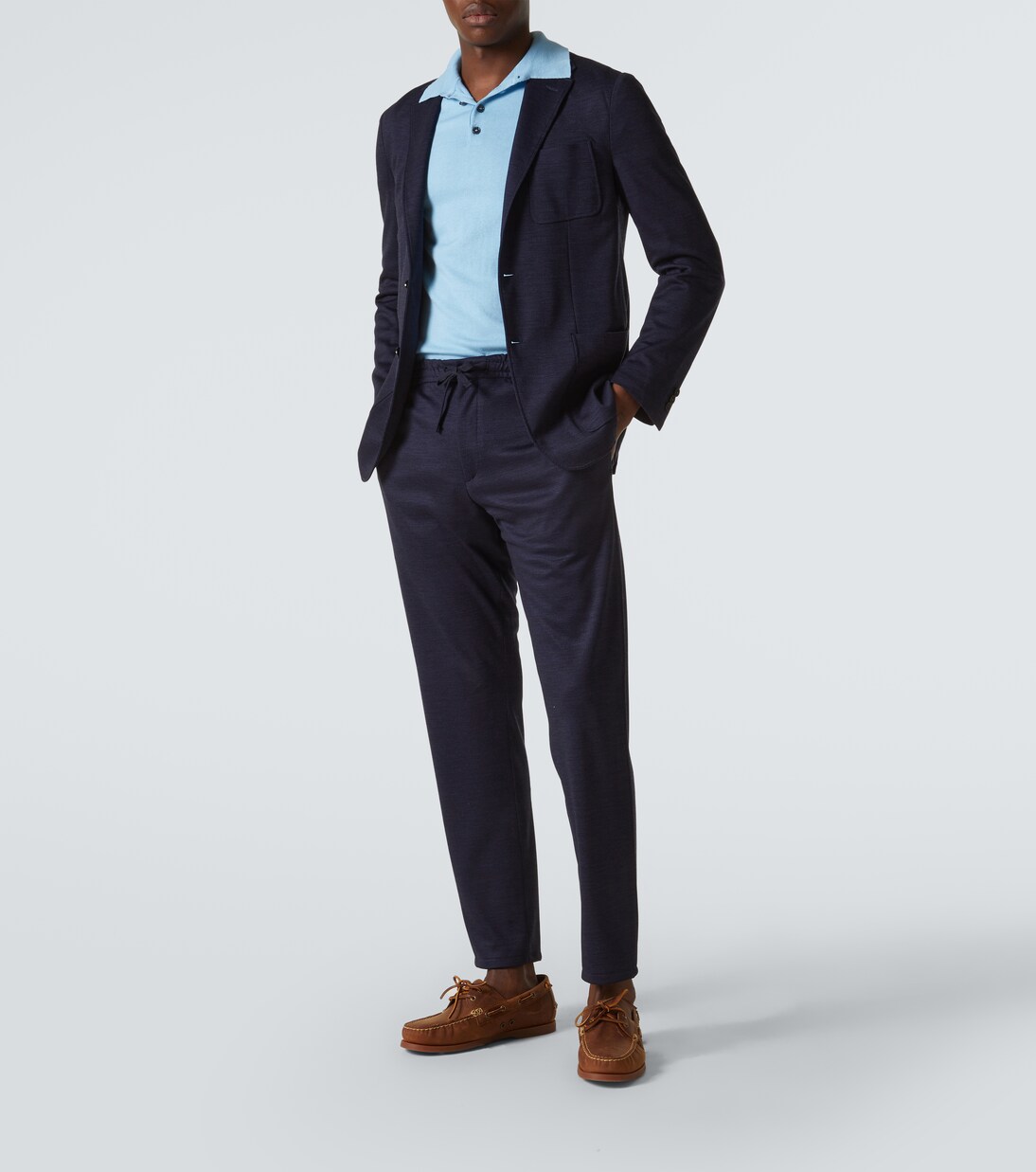 Polo in cotone, seta e cashmere | Allude