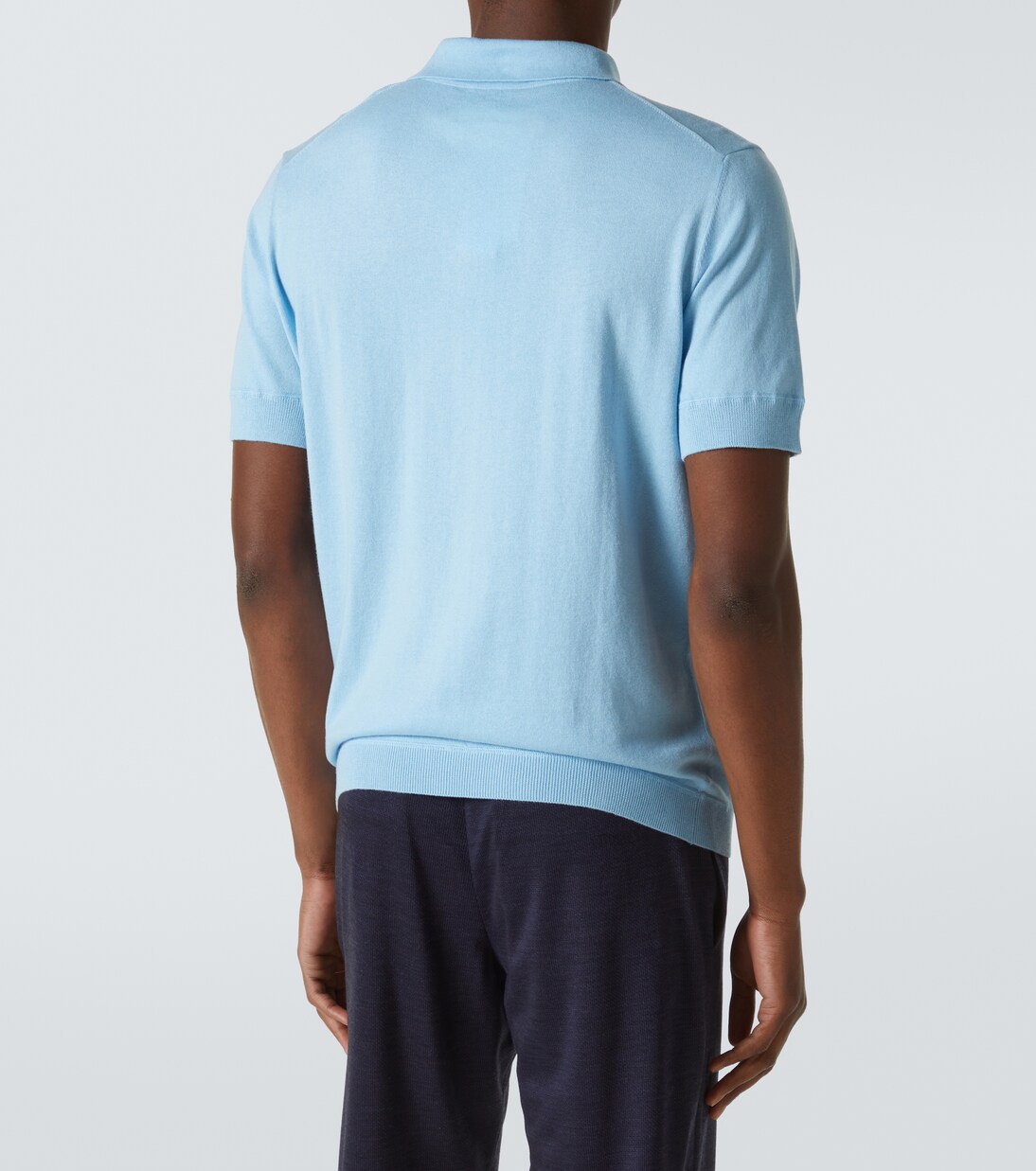 Polo in cotone, seta e cashmere | Allude