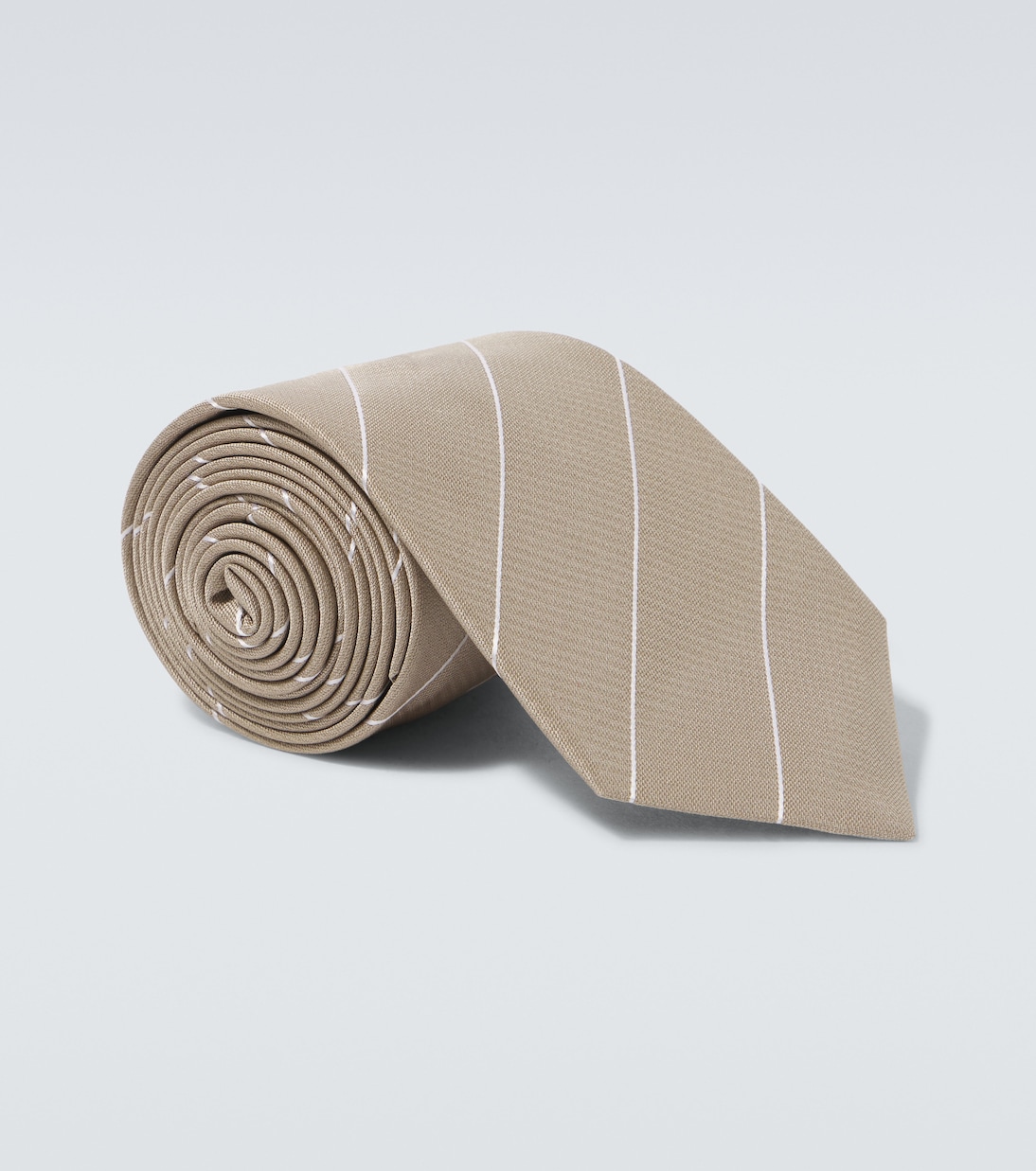 Cravatta in grosgrain di seta a righe | Saint Laurent