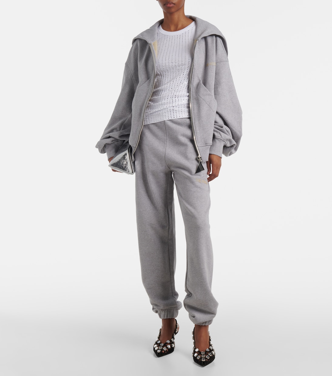 Felpa in cotone con cappuccio | The Attico