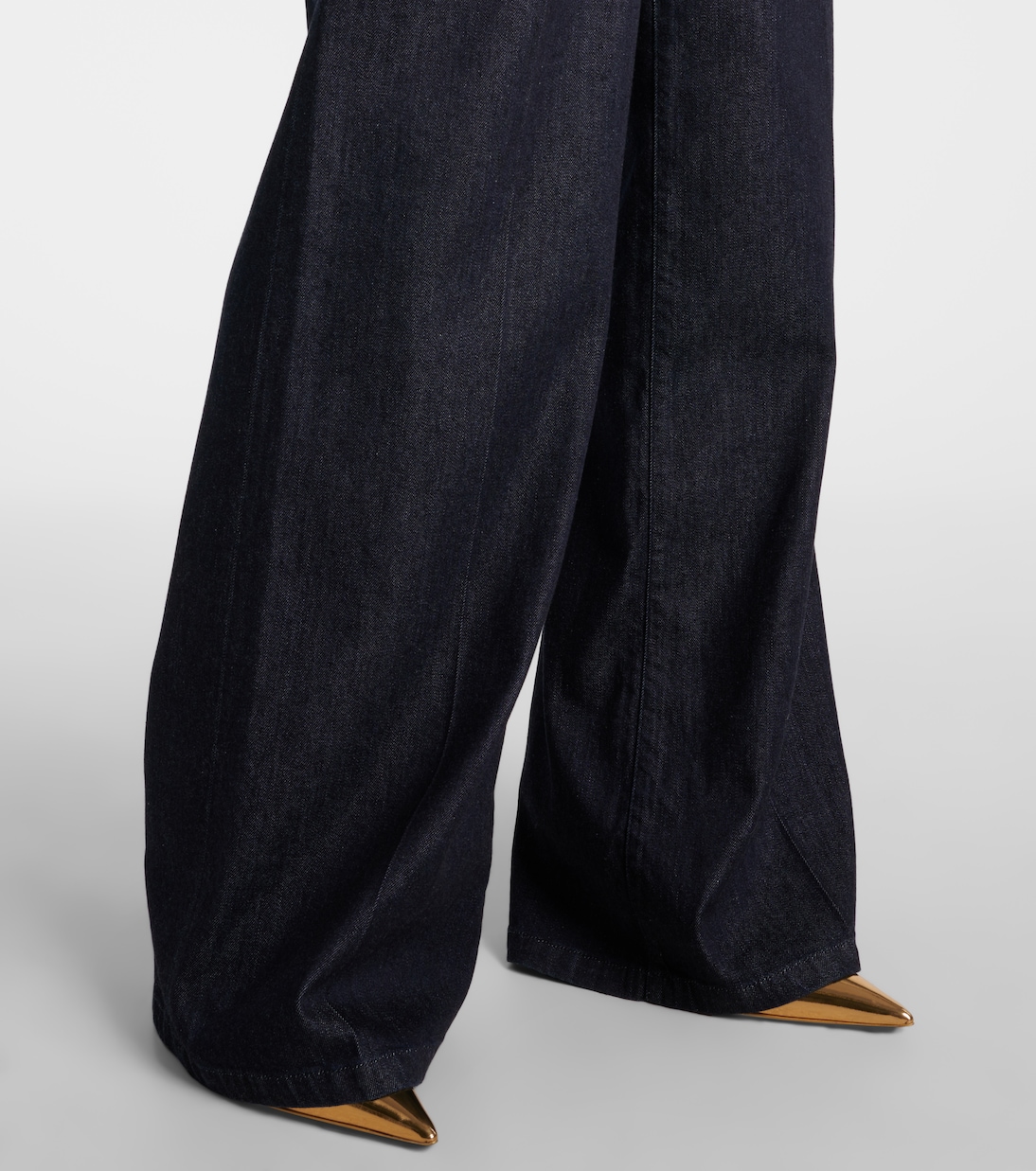 Jeans a gamba larga e vita alta | Dolce&Gabbana