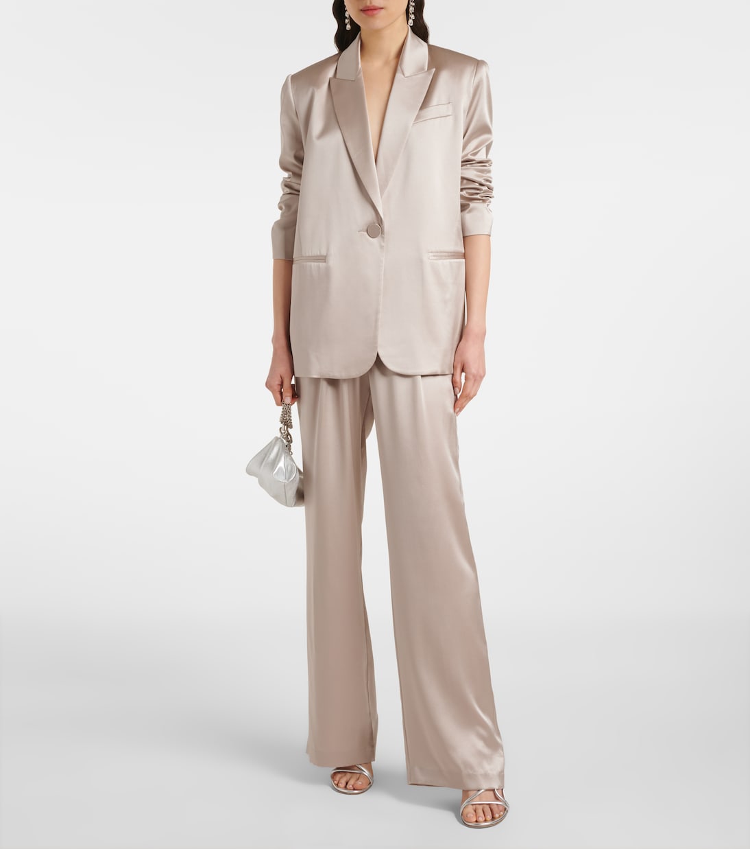 Pantalon ample en satin de soie | The Sei