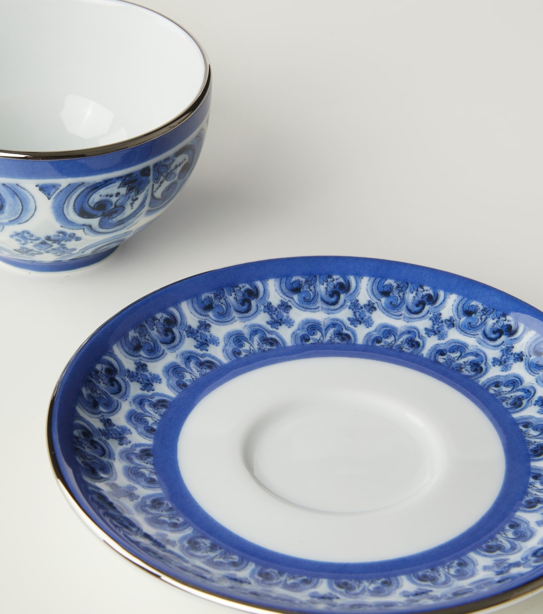 Set Blu Mediterraneo aus Espressotasse und Untertasse | Dolce&Gabbana Casa