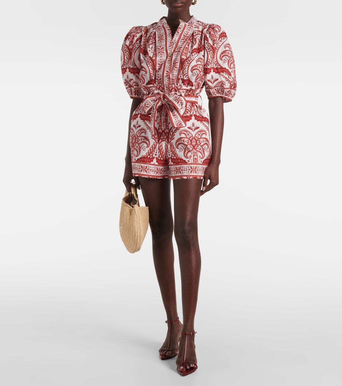 Combi-short Tropical Cameo en coton | Farm Rio