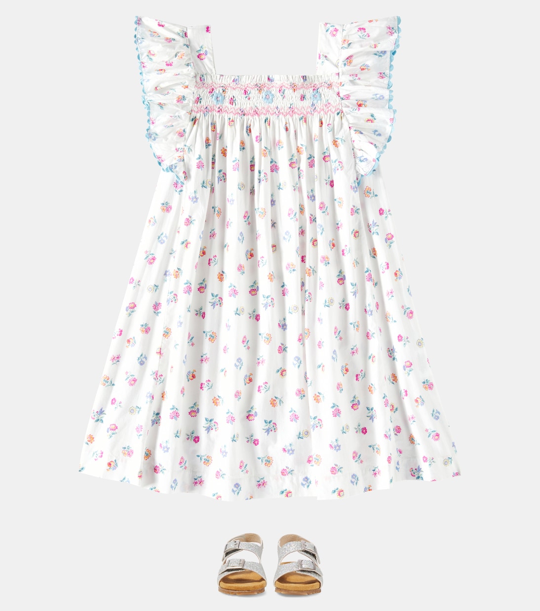 Vestido Martine de popelín de algodón | Louise Misha